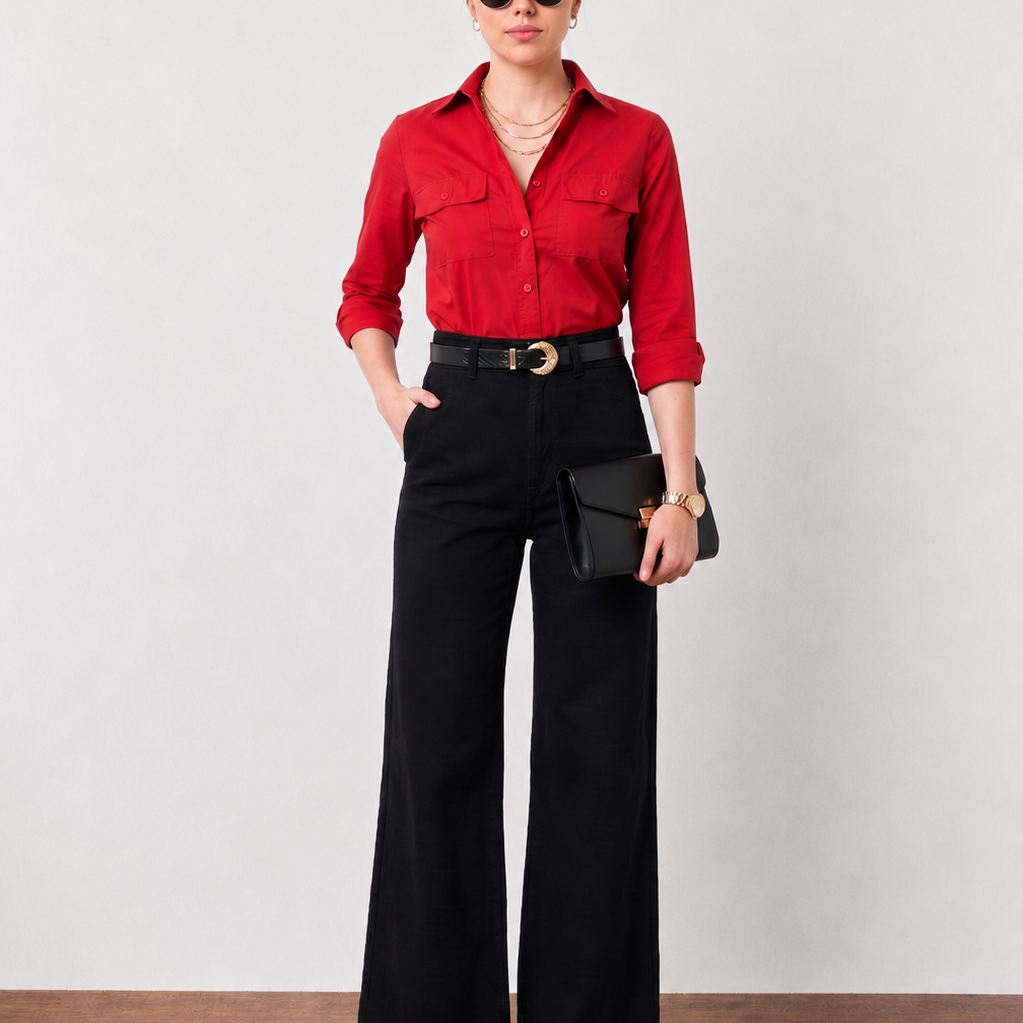 Gracy Cotton Utility Shirt