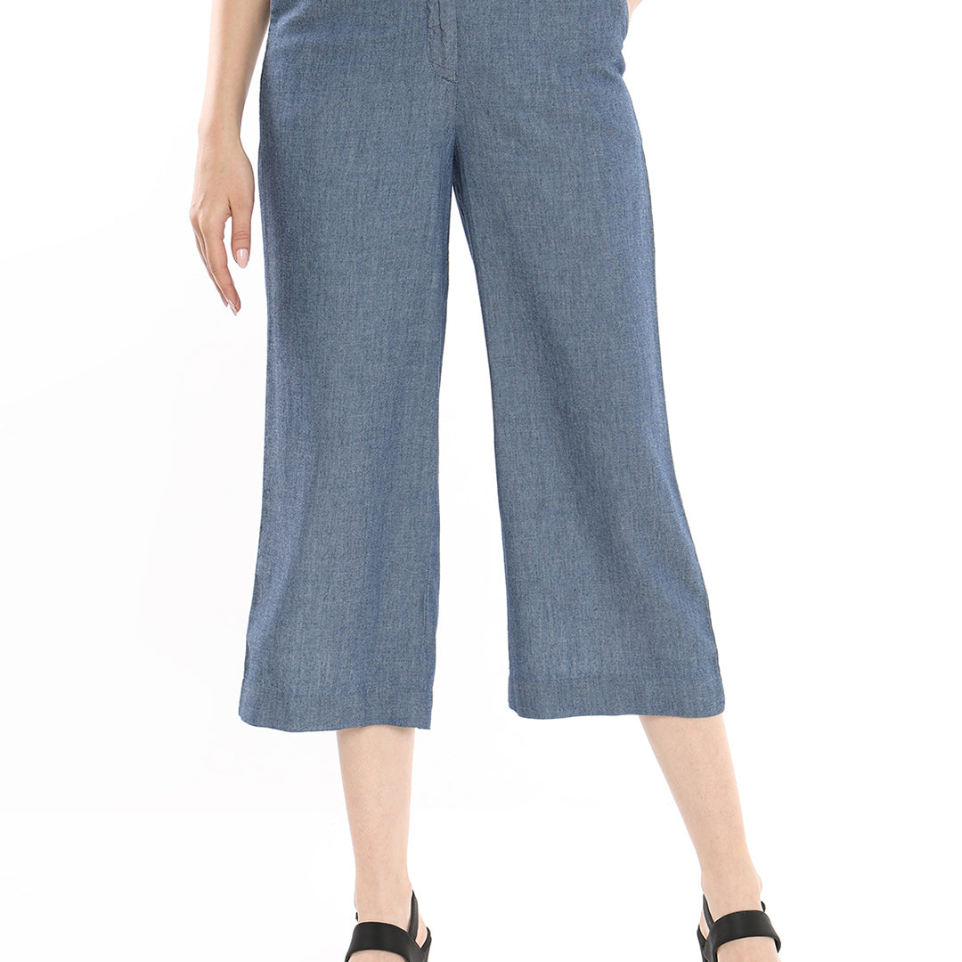 Bliss Blue Formal 3/4th Straight Pants