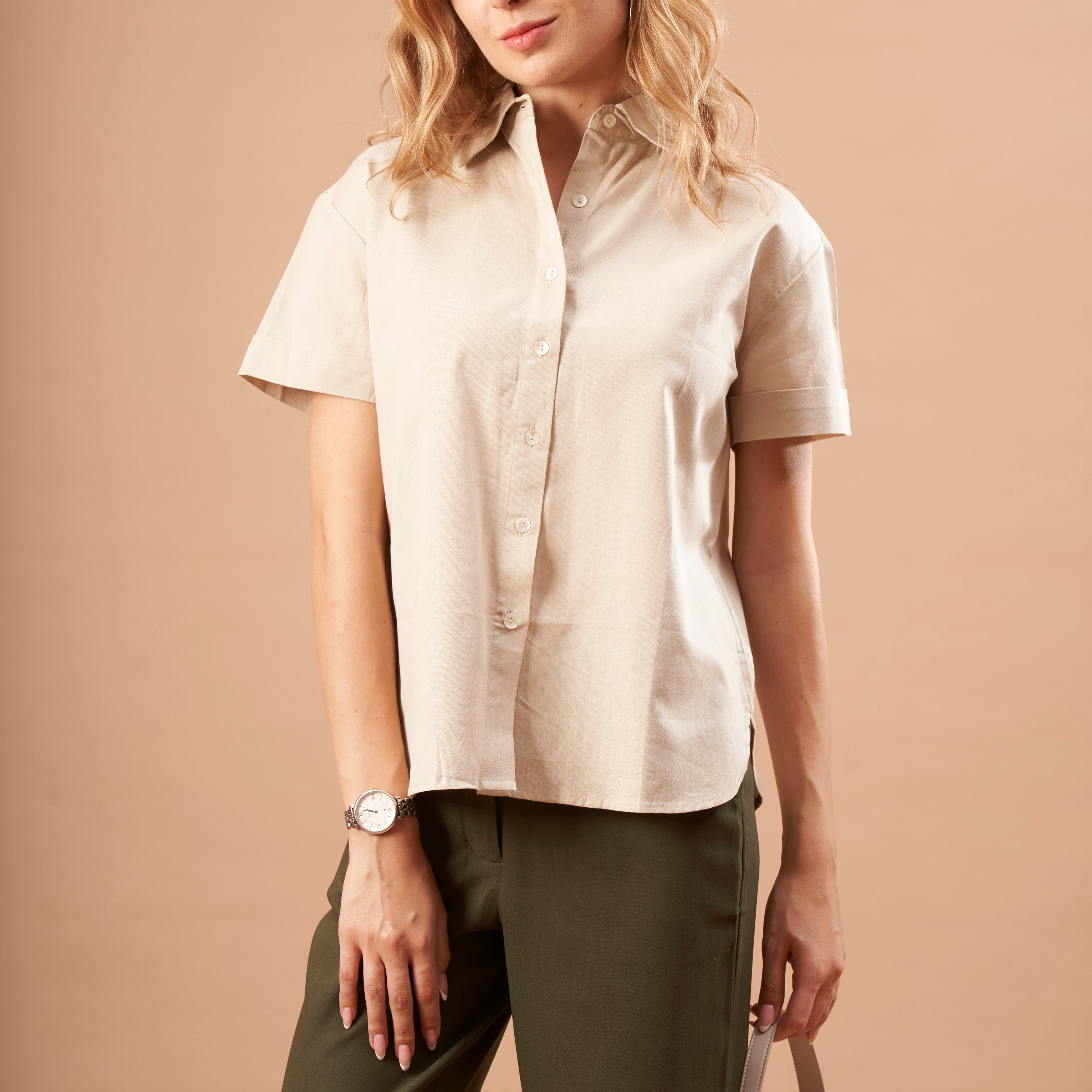 Doll Formal Half Sleeves Shirt