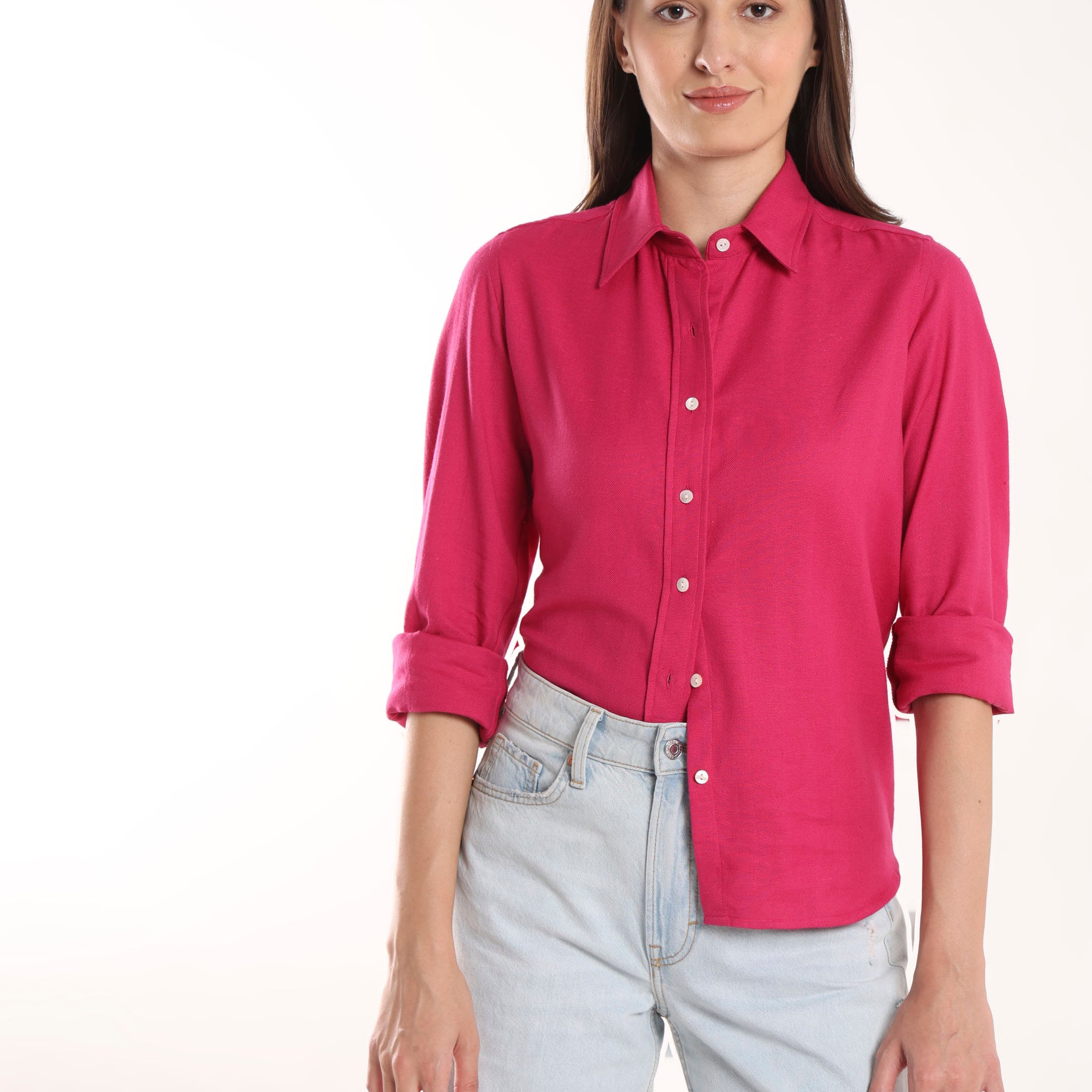 Cameron Pink Cotton Formal Shirt