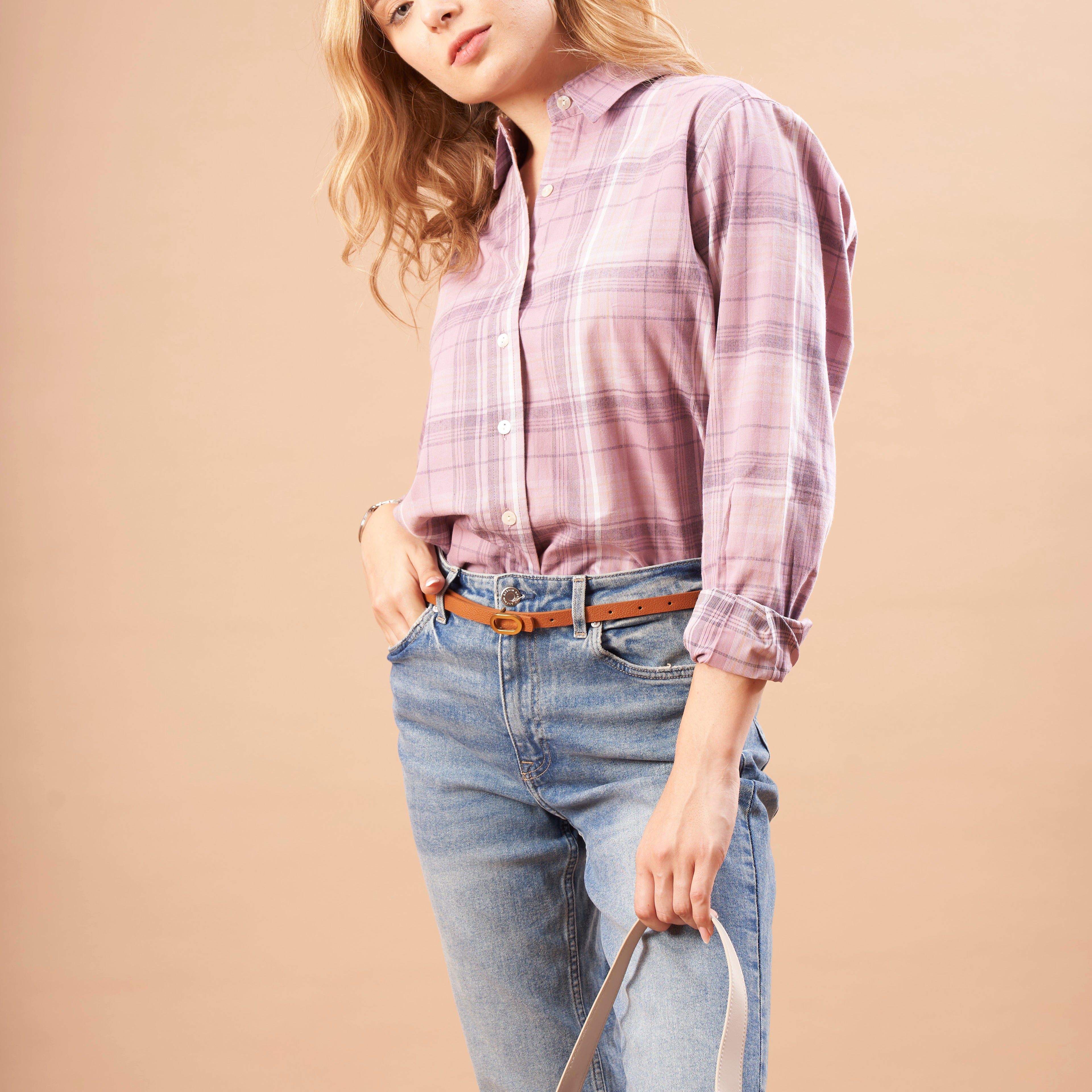 Doralynn Checks Cotton Office Casual Shirt