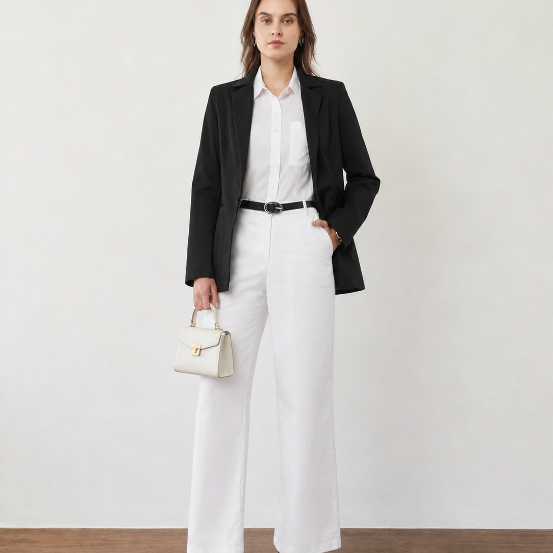 Fiona Classic Cotton Blazer