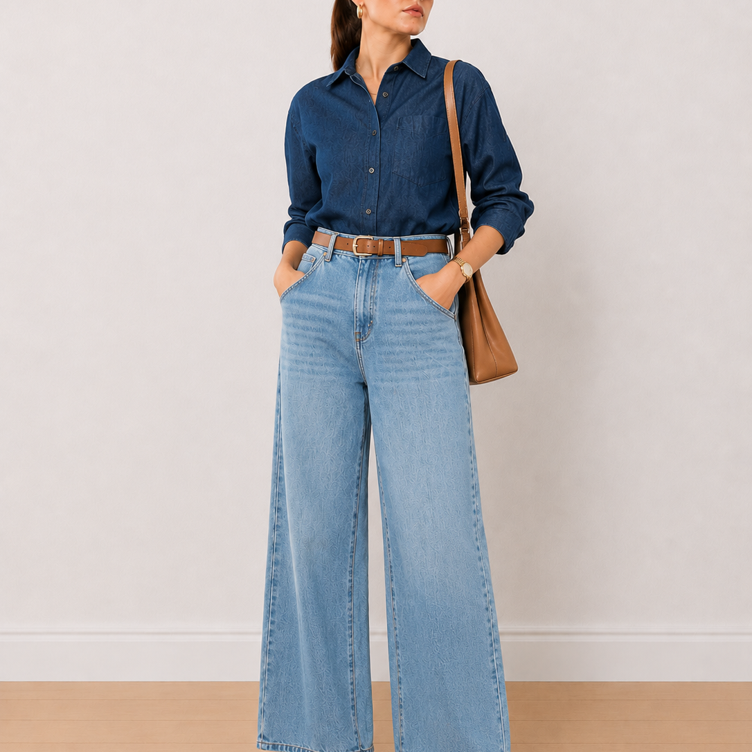 Athena Denim Oversized Shirt