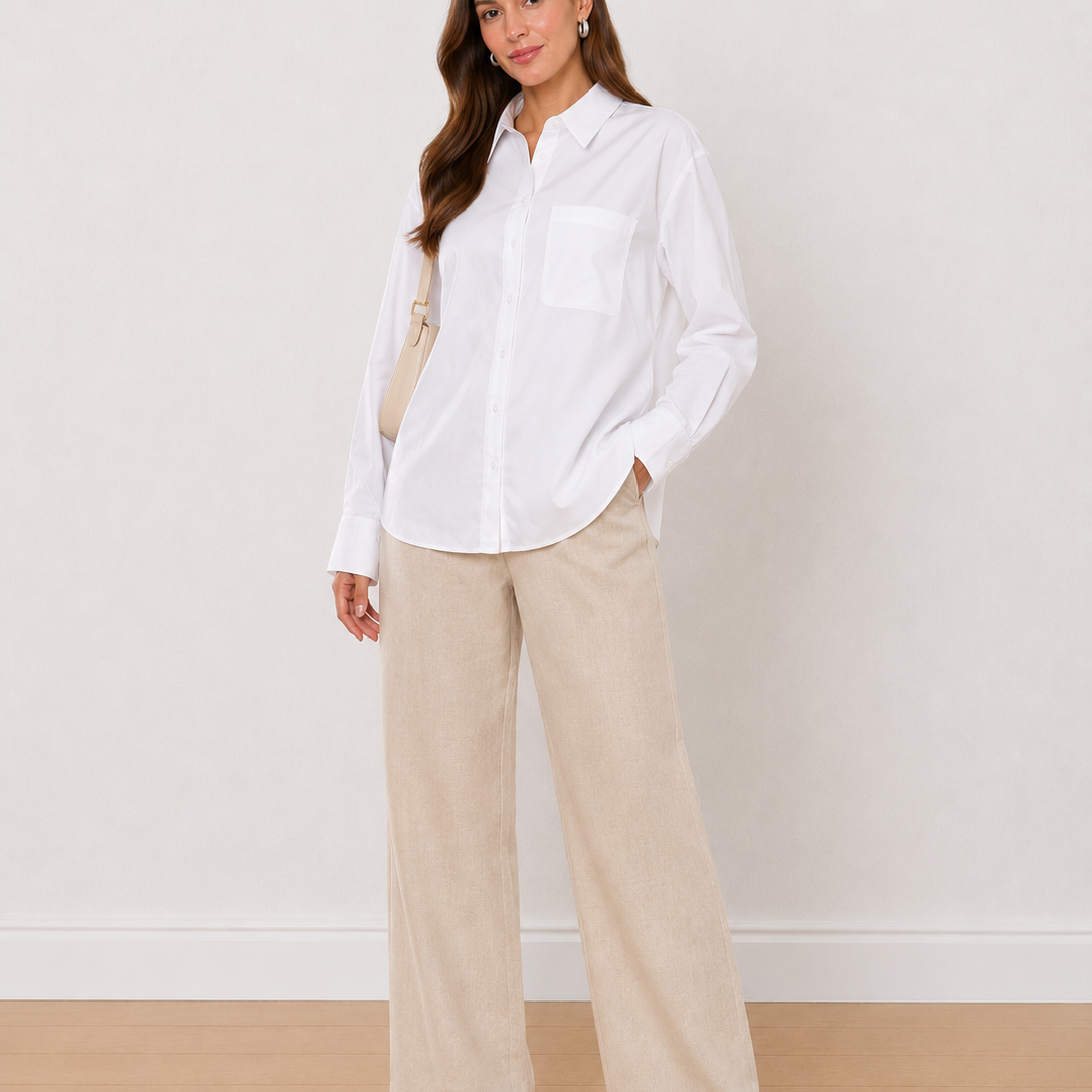 Ava Oversized Cotton Shirt