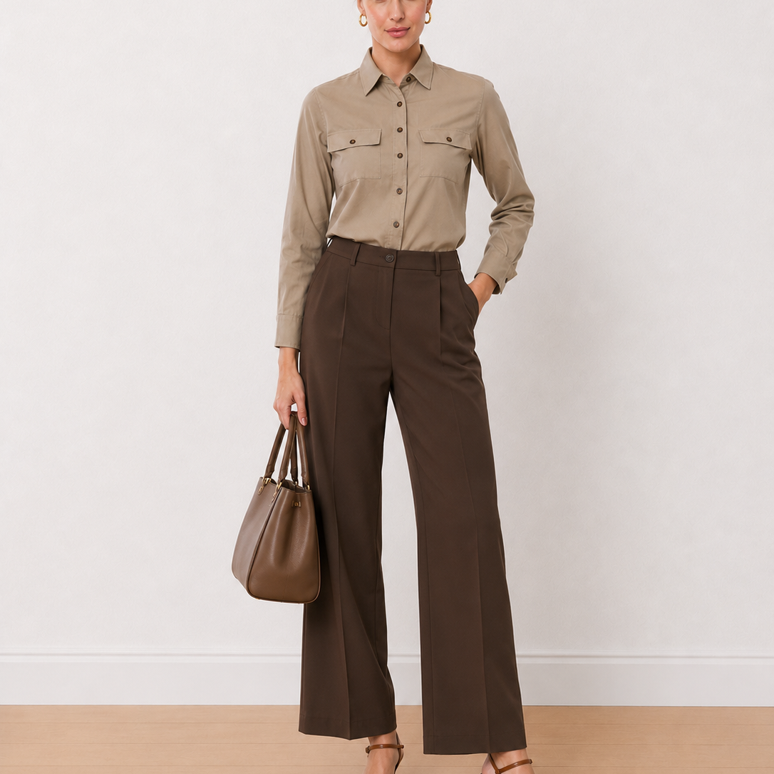 Analia Cotton Utility Shirt