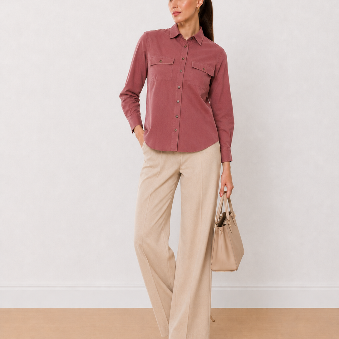 Analia Cotton Utility Shirt