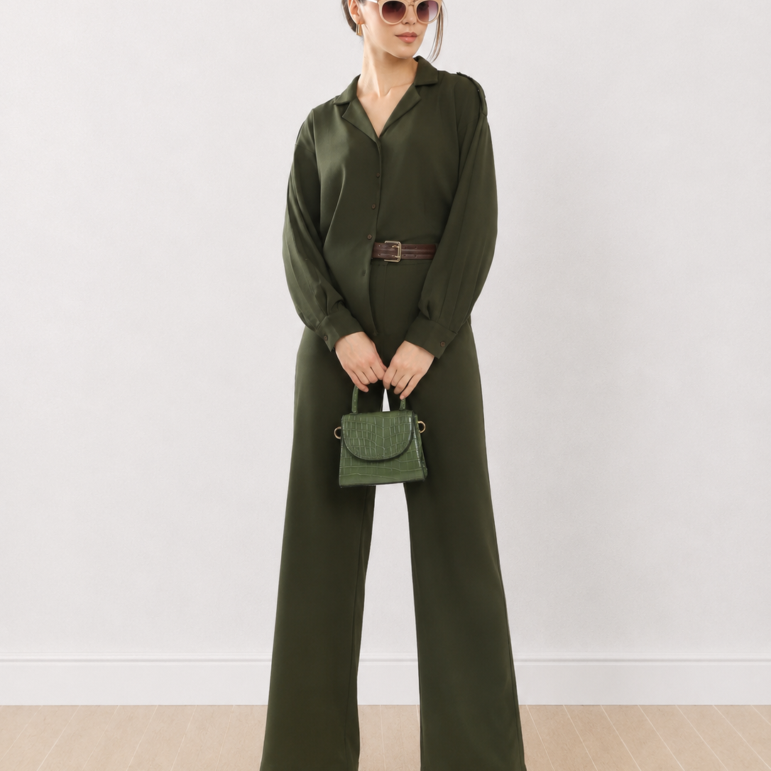 Durance Viscose Stylish Office Co-Ord Set