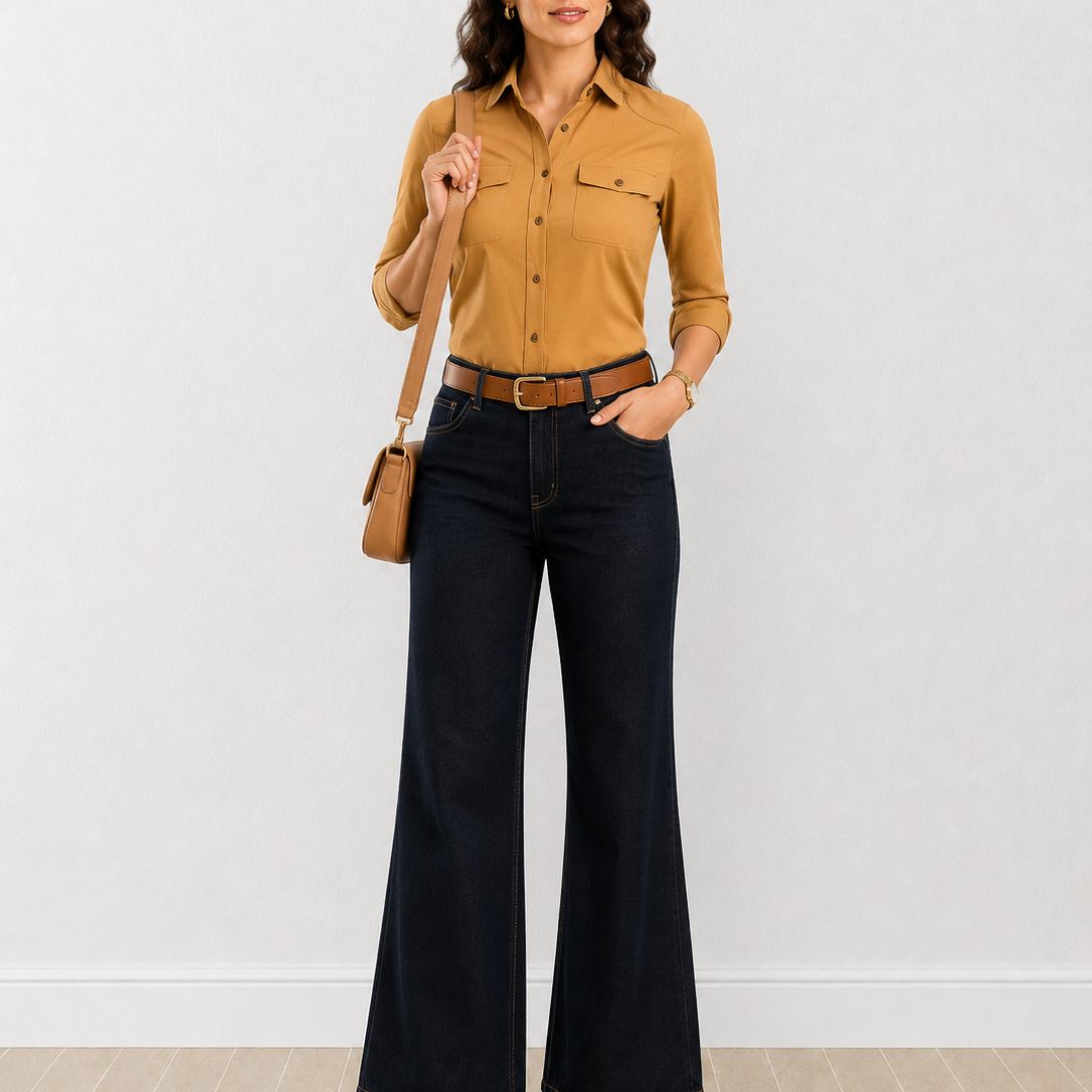 Analia Cotton Utility Shirt