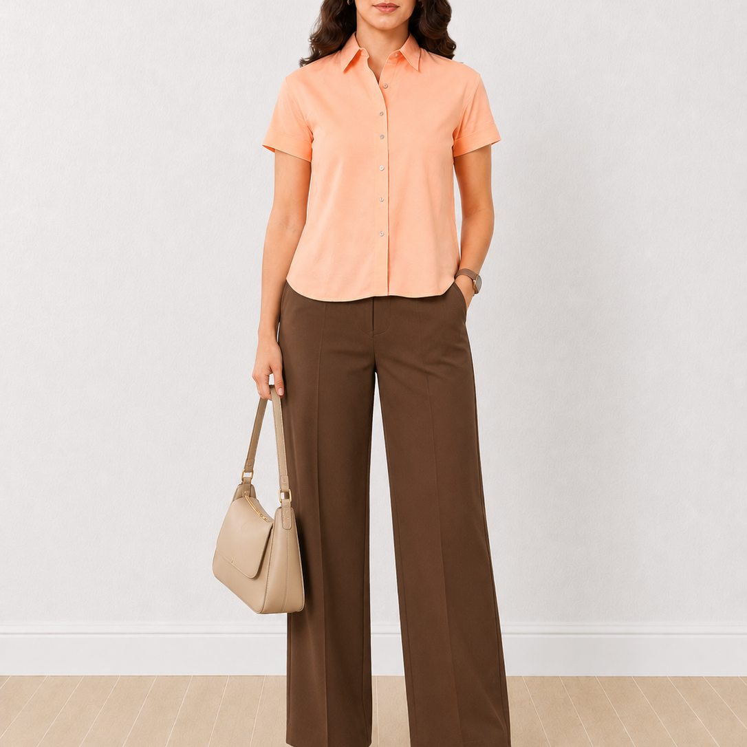 Ariana Formal Half Sleeves Cotton Shirt