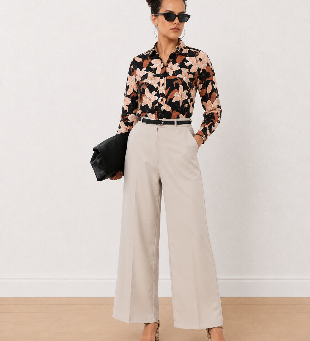 bethany Black & Beige