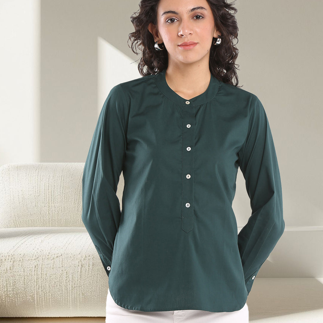 Evana Cotton Office Shirt