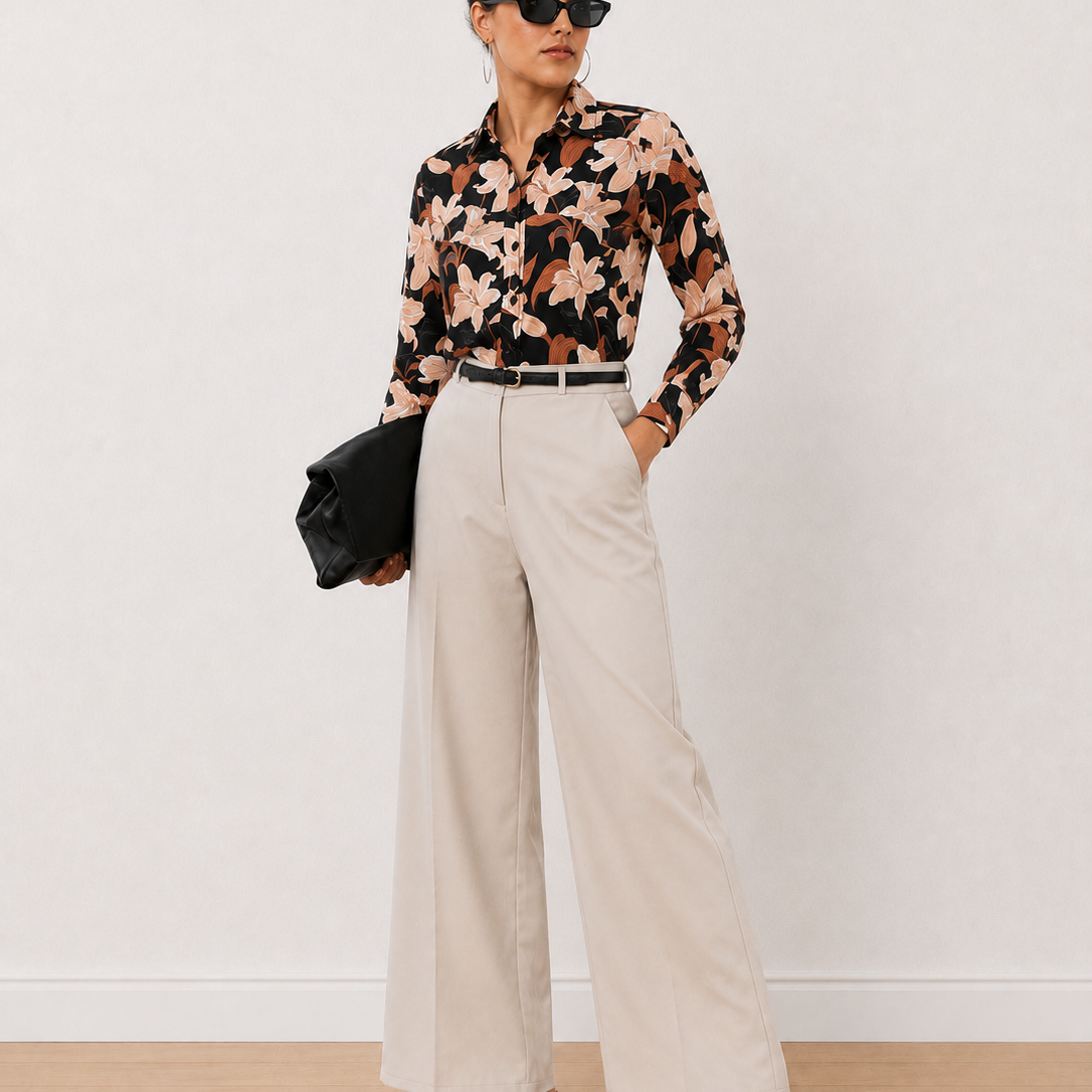 bethany Black & Beige