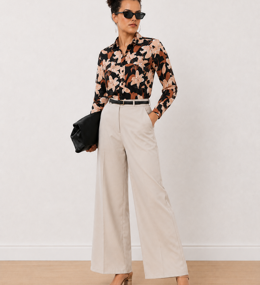 bethany Black & Beige
