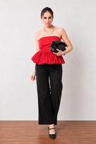 Gemma Cotton Strapless Top
