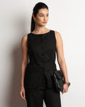 Heading Pinstriped Vest