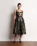 Honoria Brocade Midi Dress
