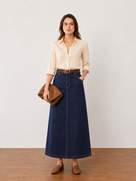 Heloise Denim Maxi Skirt