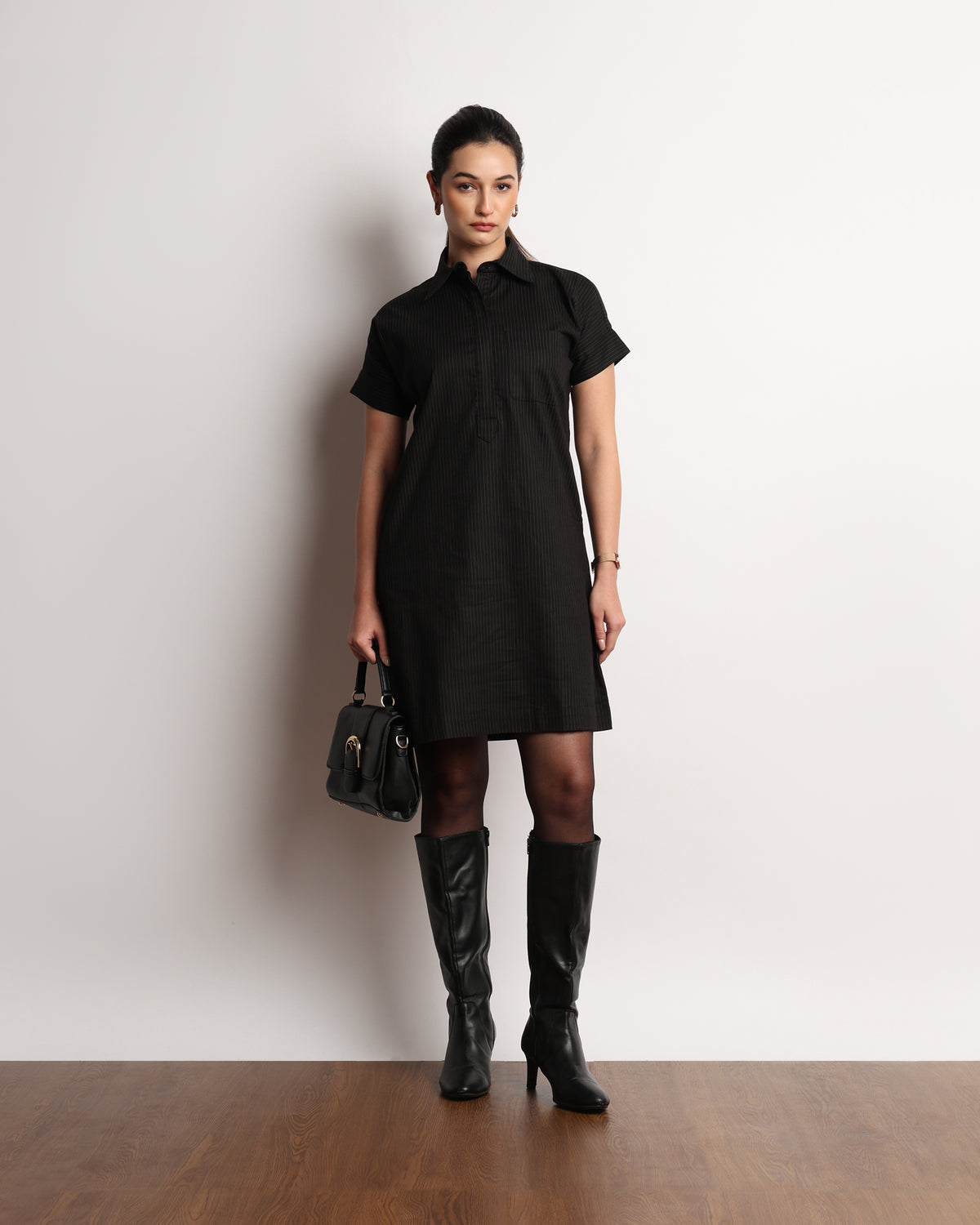 Hetul Pinstriped Dress
