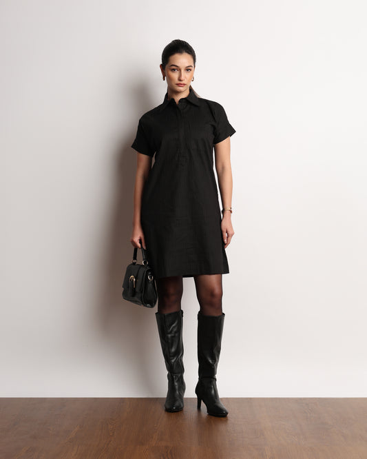 Hetul Pinstriped Dress