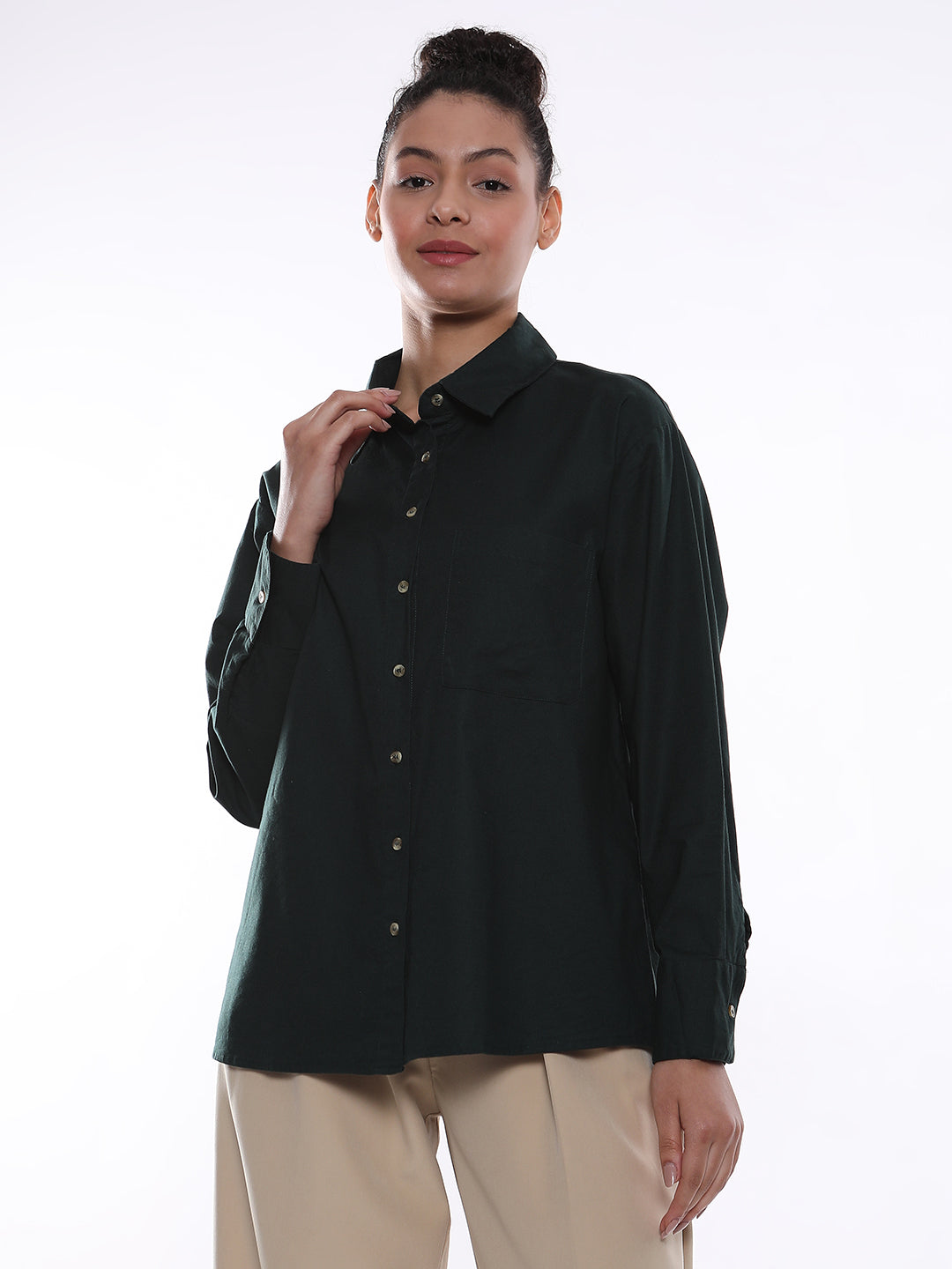 Alanis Oversized Cotton Shirt