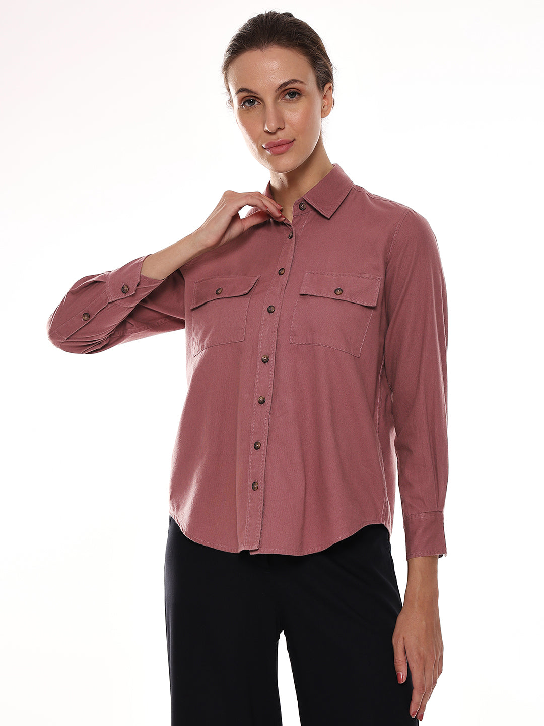 Analia Cotton Utility Shirt