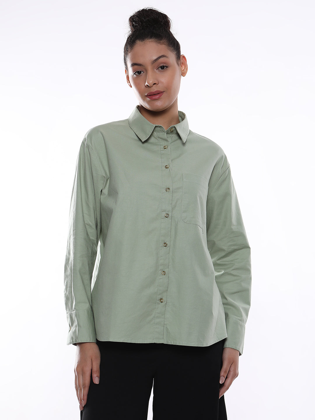 Alanis Oversized Cotton Shirt