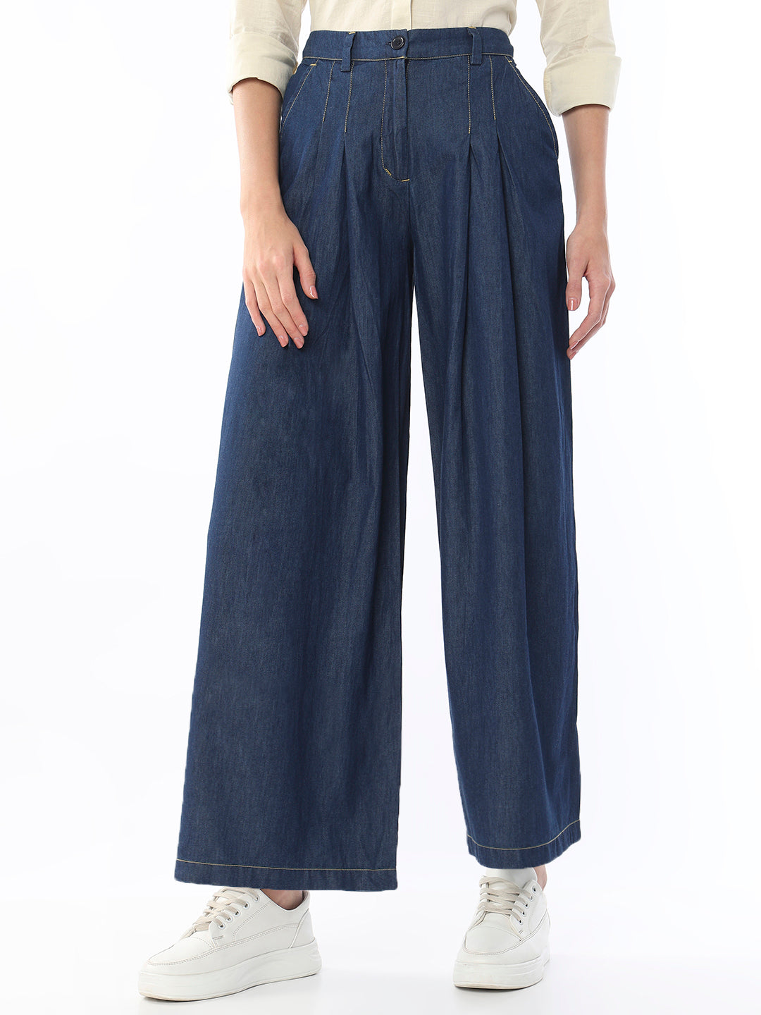 Freedom Wide Leg Denim Pants