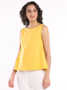 Epigamia Cotton Classy Formal Sleeveless Top