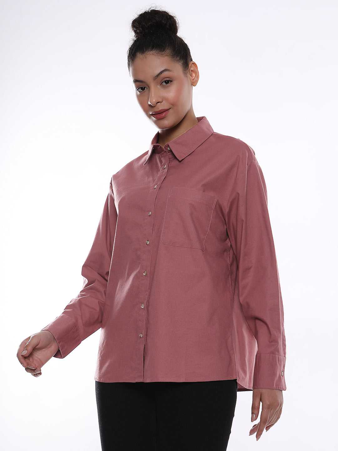 Alanis Oversized Cotton Shirt