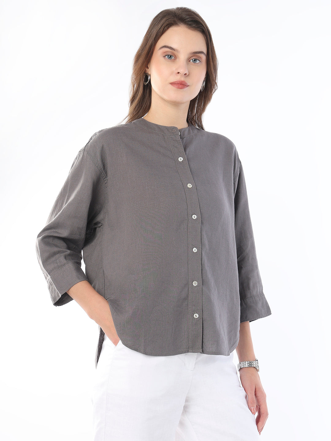 Forest Cotton Linen Shirt