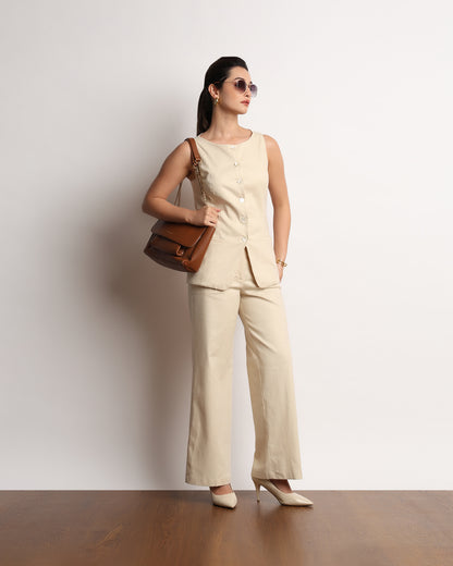 Heading Pinstriped Vest