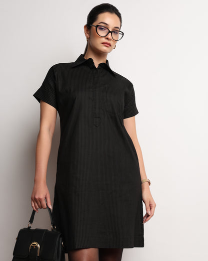 Hetul Pinstriped Dress