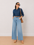 Athena Denim Oversized Shirt