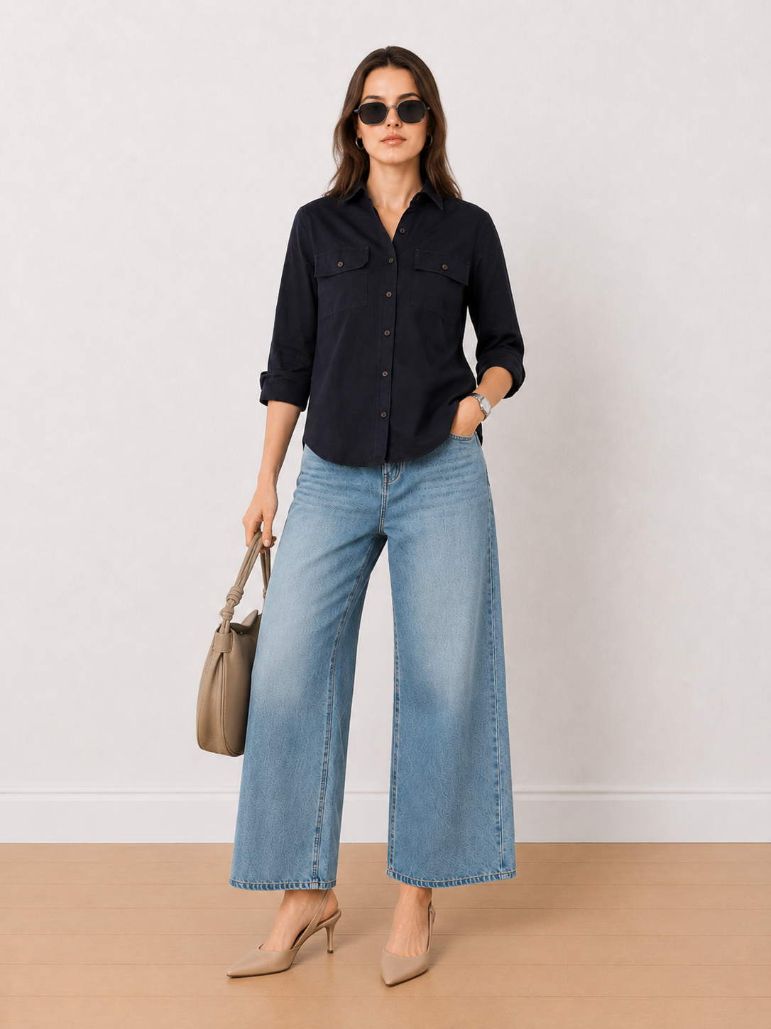 Analia Cotton Utility Shirt