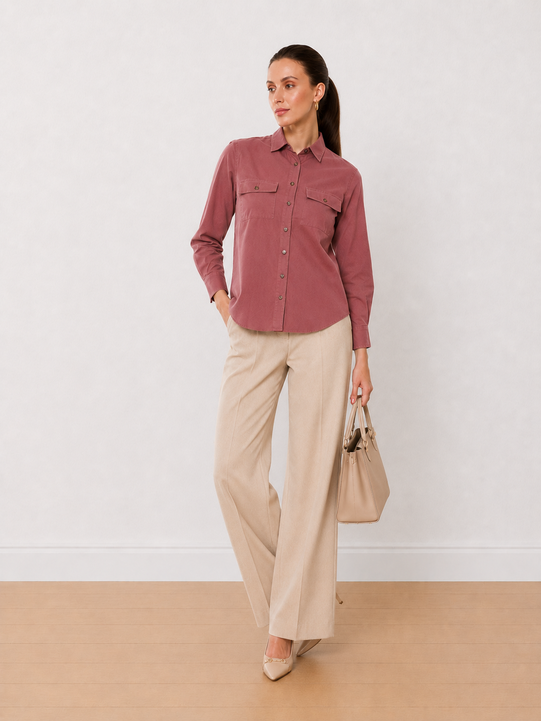 Analia Cotton Utility Shirt