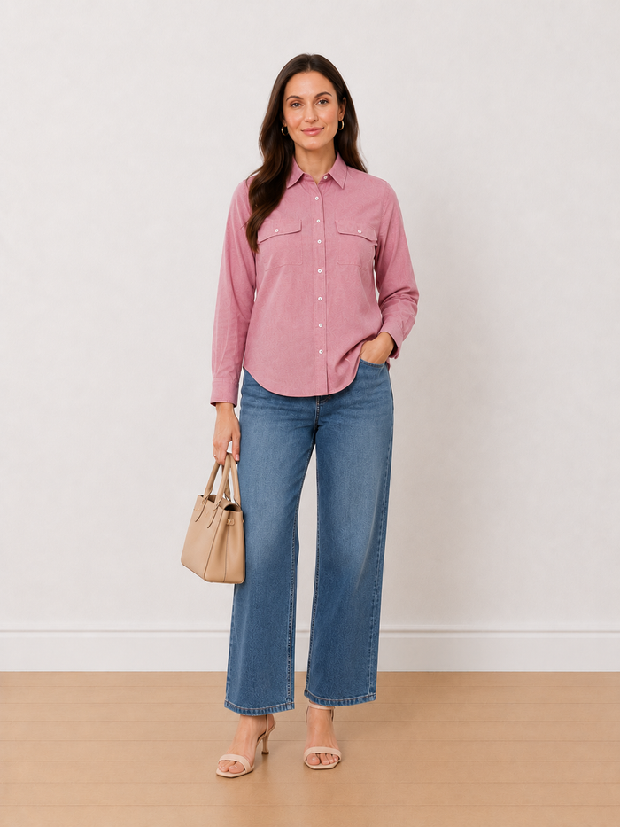 Aura Cotton Utility Shirt