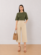 Bella Formal 3/4th Straight Pants