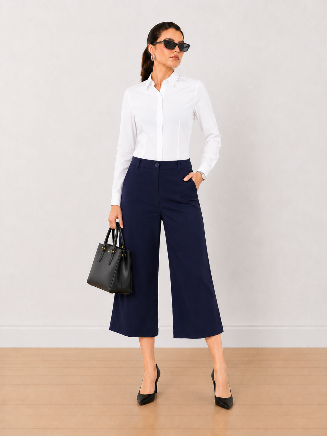 Bella Formal 3/4th Straight Pants