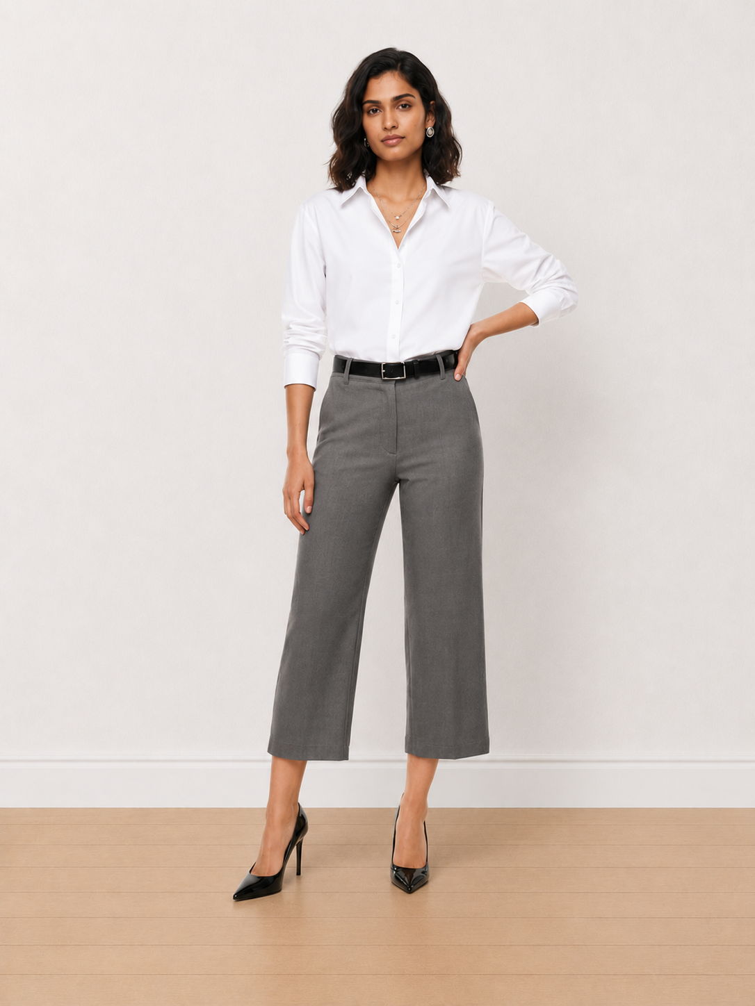 Bella Formal 3/4th Straight Pants