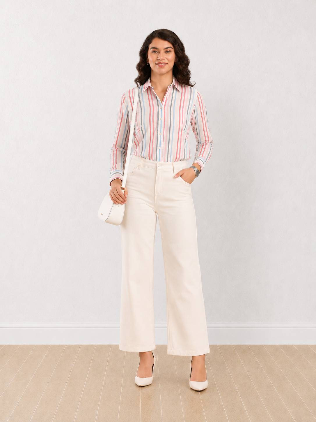 Dali Striped Cotton Formal Shirt