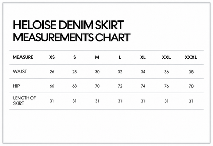 Heloise Denim Maxi Skirt