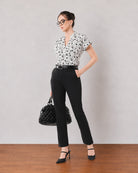 Galaxy black cotton chinos, smart casual days