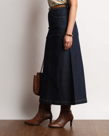 Heloise Denim Maxi Skirt