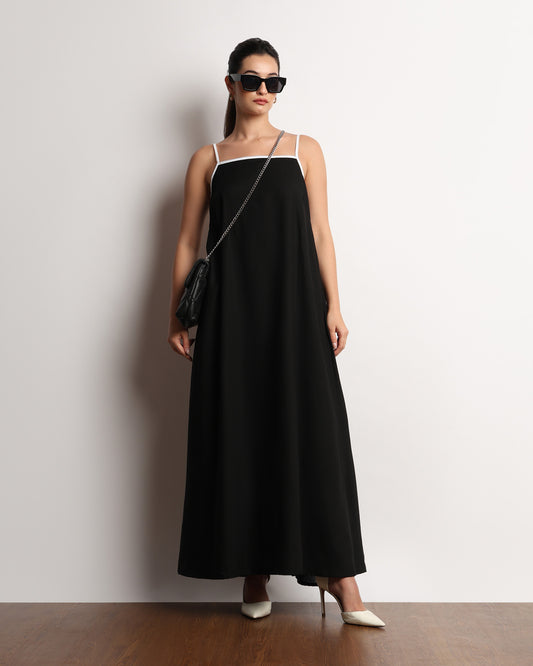 Holiday Noodle Strap Dress